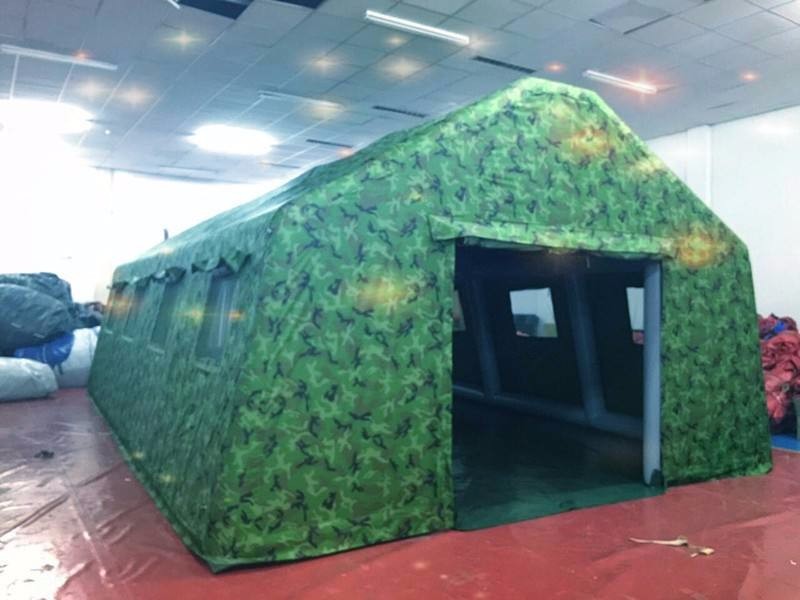 樊城迷彩军用充气帐篷